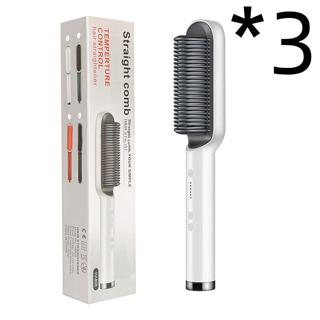 Hair Straightener Brush Ceramic Flat Iron Cordless Design and Adjustable Temperature Control - Image 24
