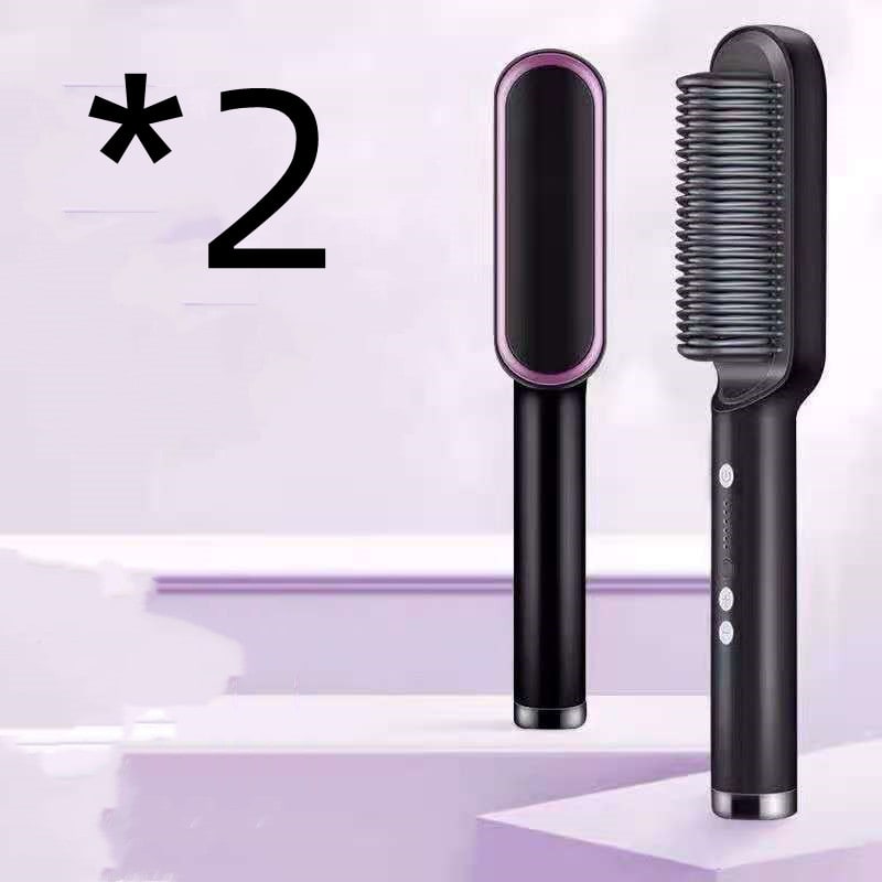 Hair Straightener Brush Ceramic Flat Iron Cordless Design and Adjustable Temperature Control - Image 25