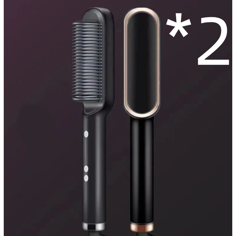 Hair Straightener Brush Ceramic Flat Iron Cordless Design and Adjustable Temperature Control - Image 26