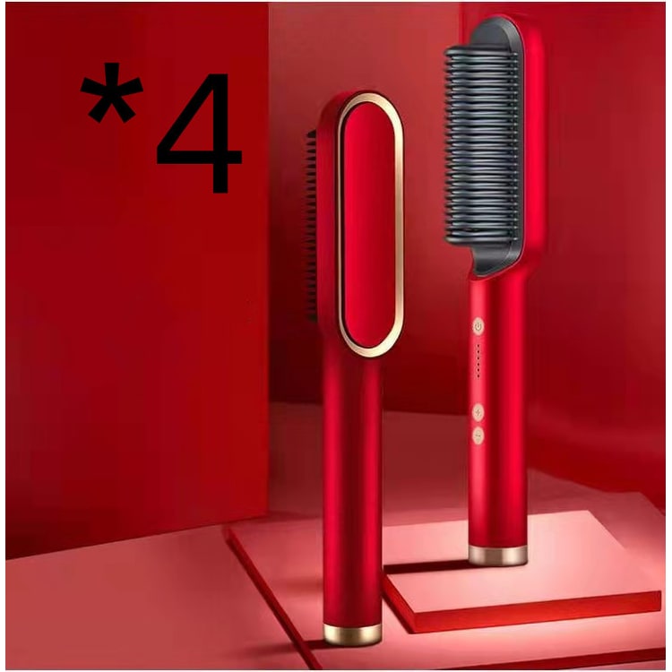 Hair Straightener Brush Ceramic Flat Iron Cordless Design and Adjustable Temperature Control - Image 31