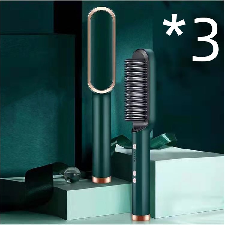 Hair Straightener Brush Ceramic Flat Iron Cordless Design and Adjustable Temperature Control - Image 33
