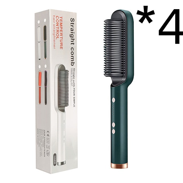 Hair Straightener Brush Ceramic Flat Iron Cordless Design and Adjustable Temperature Control - Image 34