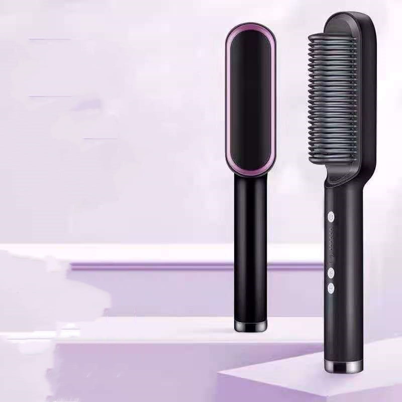 Hair Straightener Brush Ceramic Flat Iron Cordless Design and Adjustable Temperature Control - Image 35