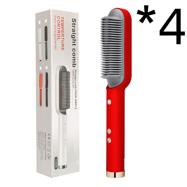 Hair Straightener Brush Ceramic Flat Iron Cordless Design and Adjustable Temperature Control - Image 38