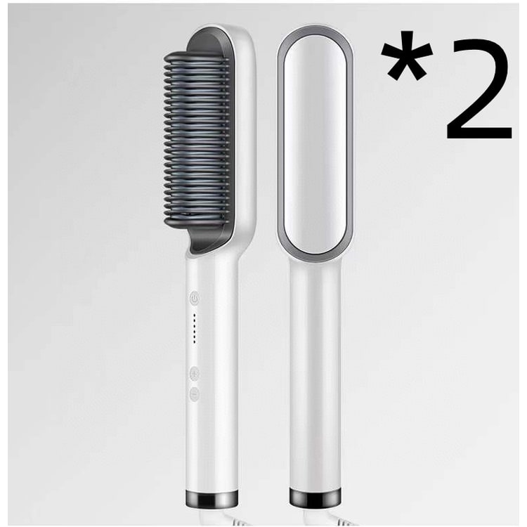 Hair Straightener Brush Ceramic Flat Iron Cordless Design and Adjustable Temperature Control - Image 39