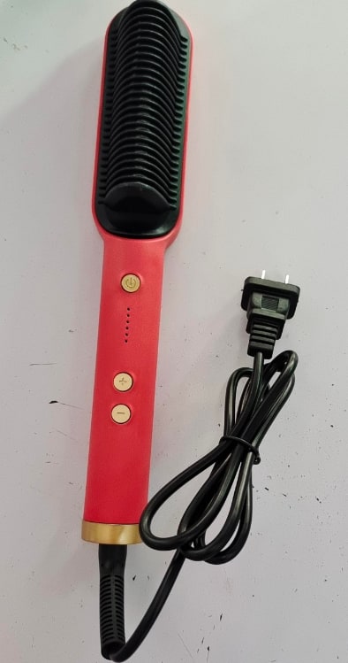 Hair Straightener Brush Ceramic Flat Iron Cordless Design and Adjustable Temperature Control - Image 47