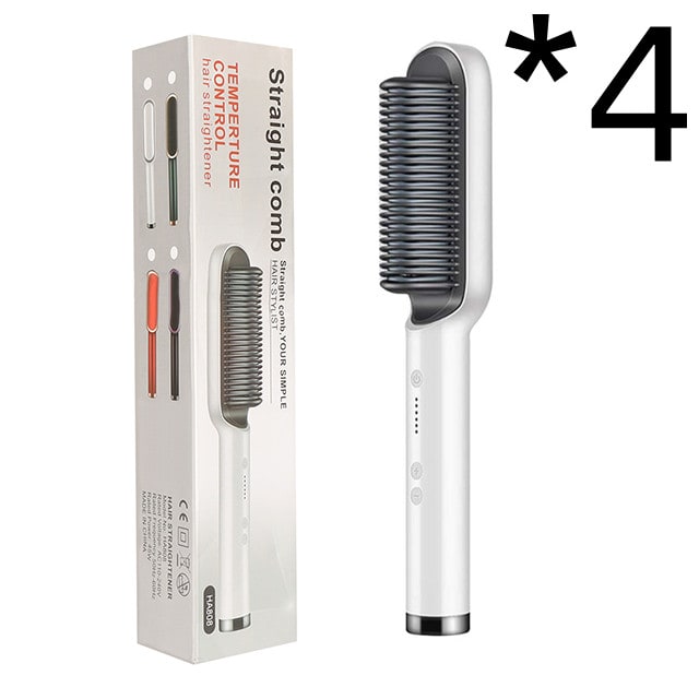 Hair Straightener Brush Ceramic Flat Iron Cordless Design and Adjustable Temperature Control - Image 49