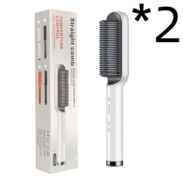 Hair Straightener Brush Ceramic Flat Iron Cordless Design and Adjustable Temperature Control - Image 6