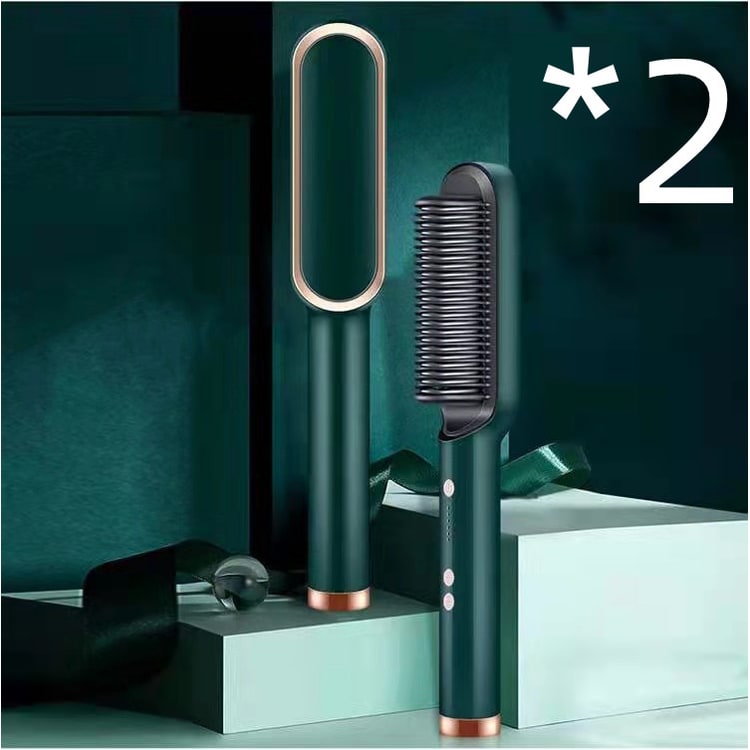 Hair Straightener Brush Ceramic Flat Iron Cordless Design and Adjustable Temperature Control - Image 7