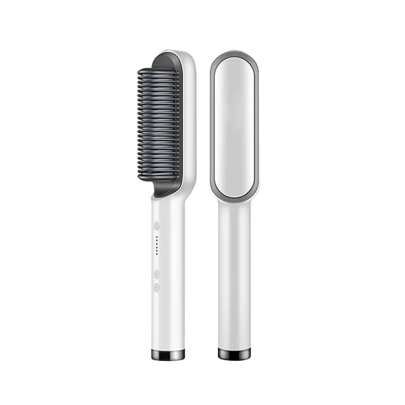 Hair Straightener Brush Straightening Ionic Heated Electric Comb Teeth - Image 4