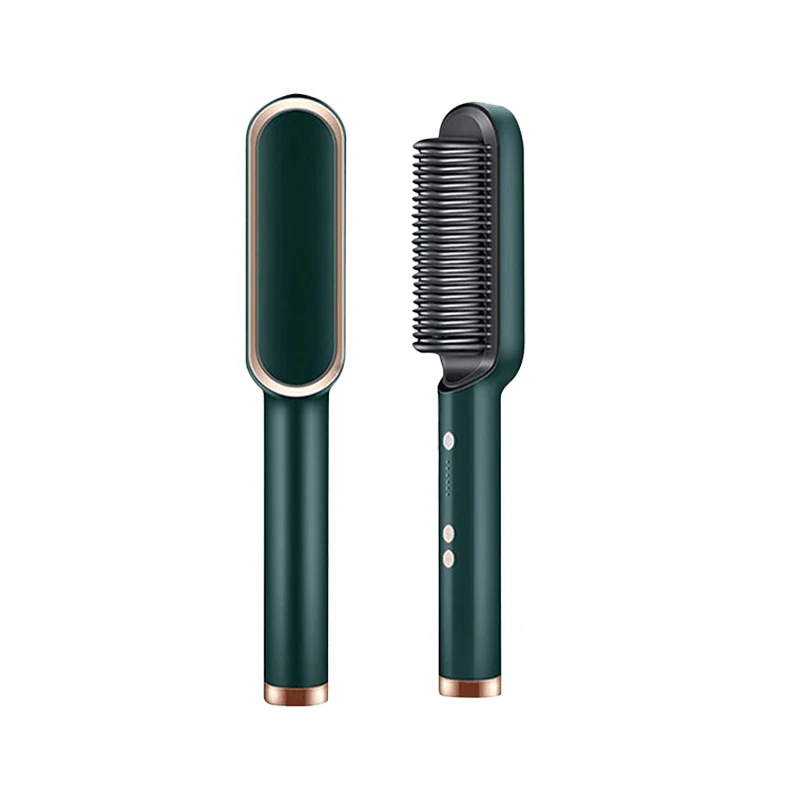 Hair Straightener Brush Straightening Ionic Heated Electric Comb Teeth - Image 5