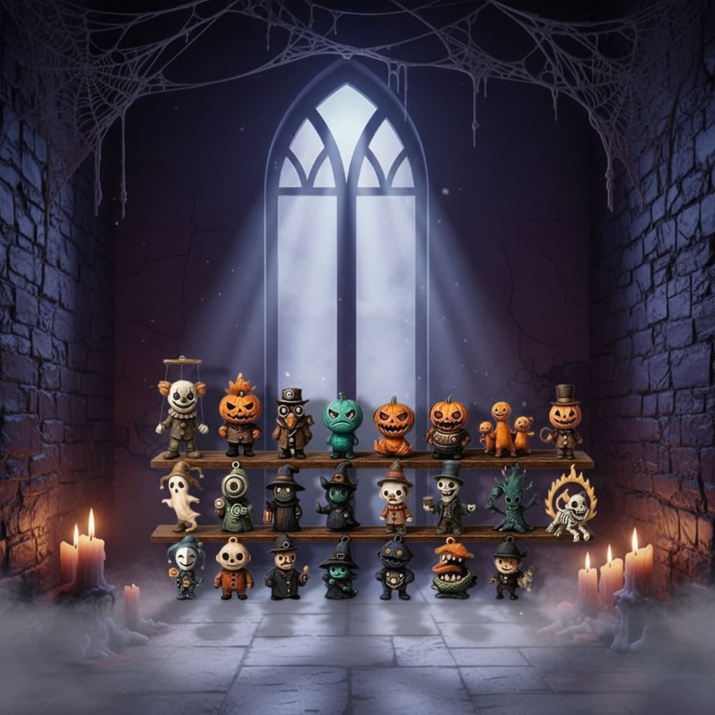Halloween Advent Calendar Countdown with Toy Figurines for Family Decoration - Image 4