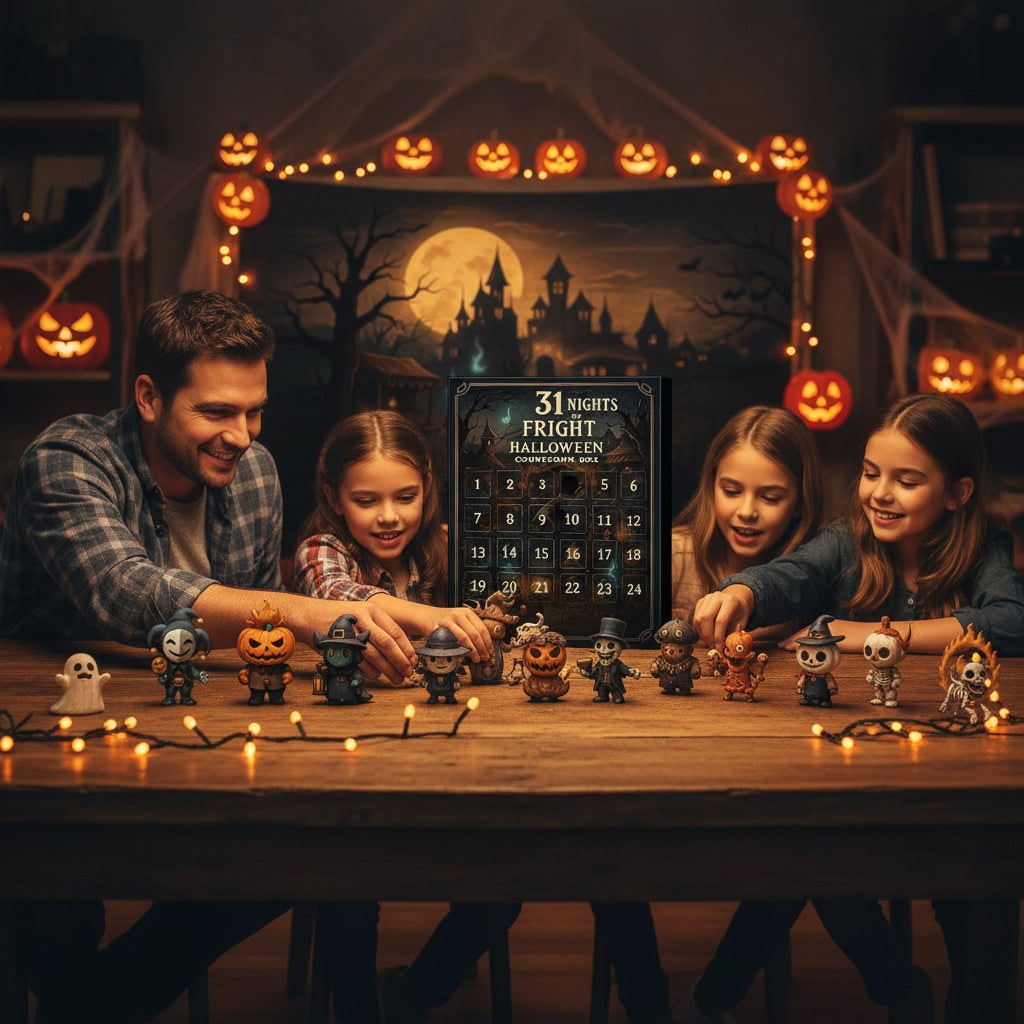 Halloween Advent Calendar Countdown with Toy Figurines for Family Decoration - Image 5