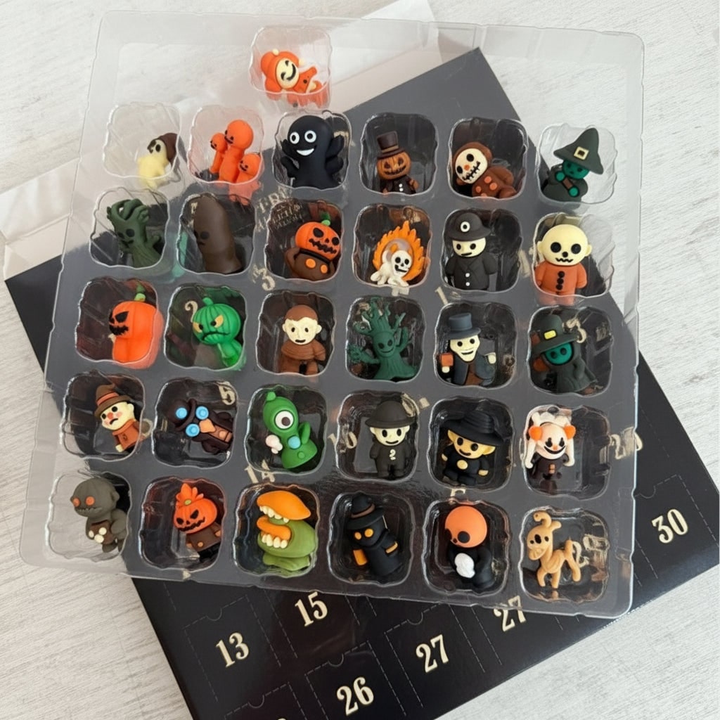 Halloween Advent Calendar Countdown with Toy Figurines for Family Decoration - Image 7