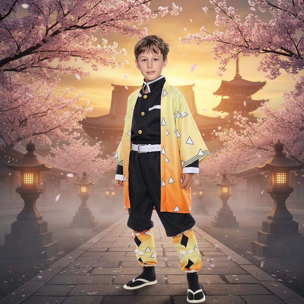 Halloween Anime Cosplay Costume and Outfits Set with and LED for Character Fans - Image 1