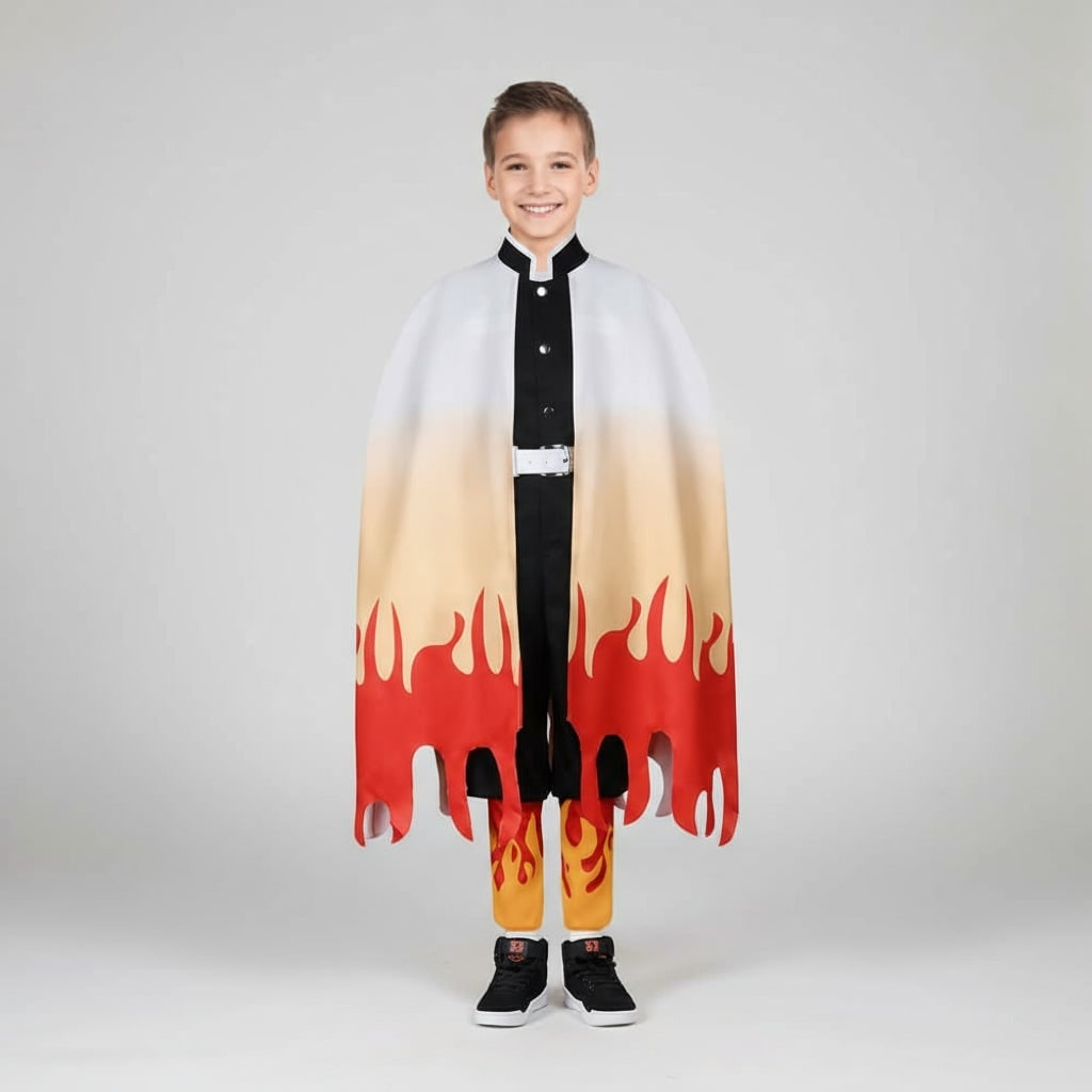 Halloween Anime Cosplay Costume and Outfits with Haori Jacket Checkered Pattern - Image 7