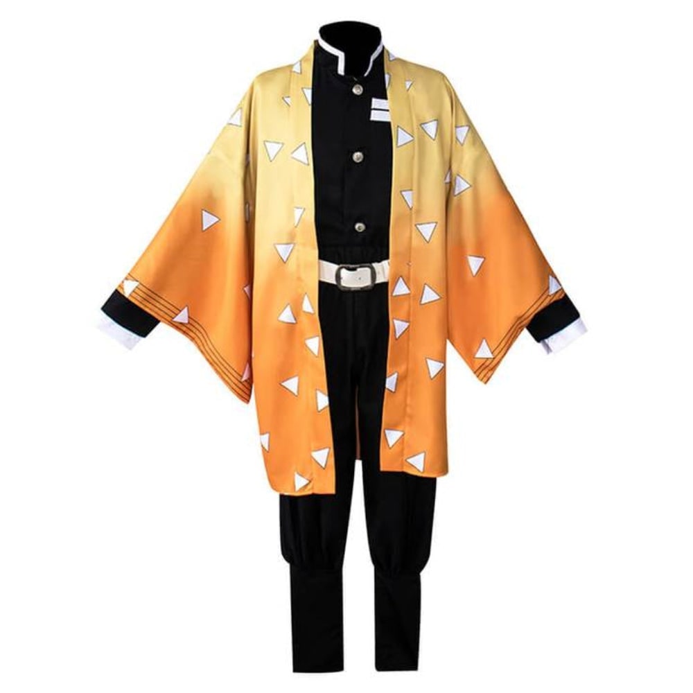 Halloween Anime Cosplay Costume and Outfits with Haori Jacket Checkered Pattern - Image 9