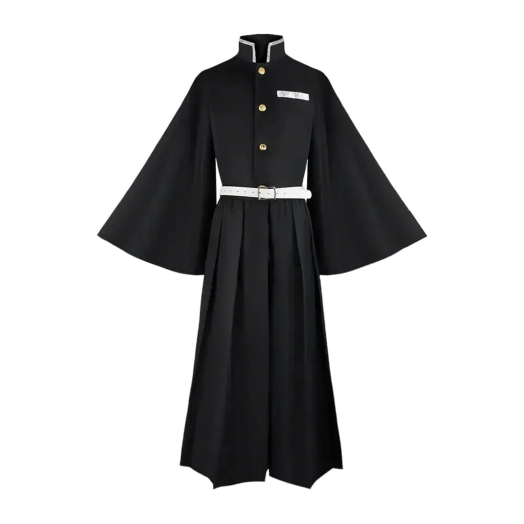 Halloween Anime Cosplay Costume and Outfits with High Collar Wide Sleeves Samurai Style - Image 3