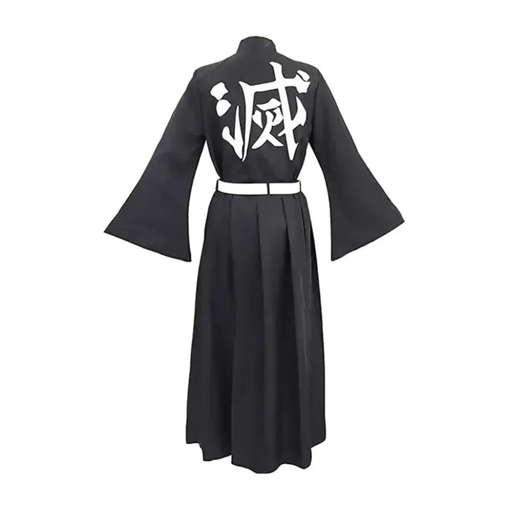 Halloween Anime Cosplay Costume and Outfits with High Collar Wide Sleeves Samurai Style - Image 5