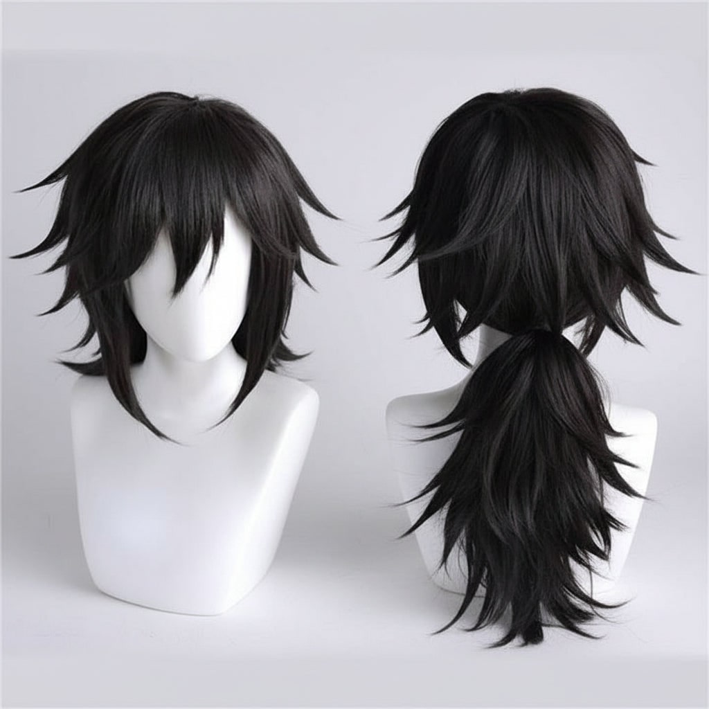 Halloween Anime Cosplay Costume with Character Haori Jacket Light-Up and Spiky - Image 2