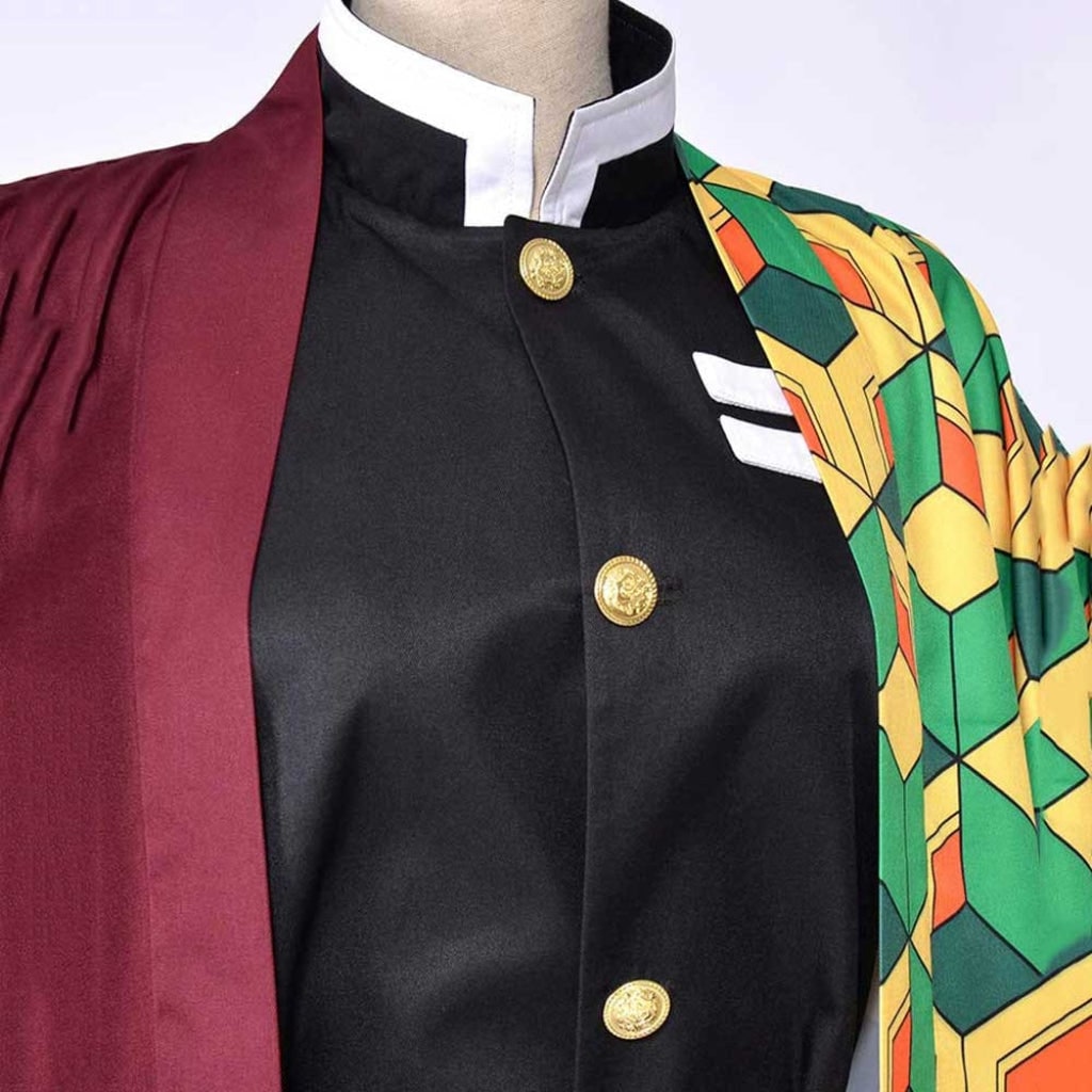 Halloween Anime Cosplay Costume with Character Haori Jacket Light-Up and Spiky - Image 4