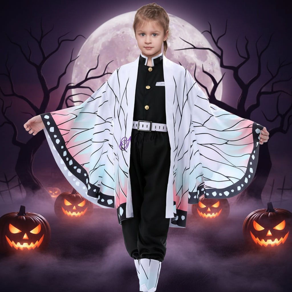 Halloween Anime Cosplay Costume with Japanese Character Accessories Kimono Haori and Set - Image 2