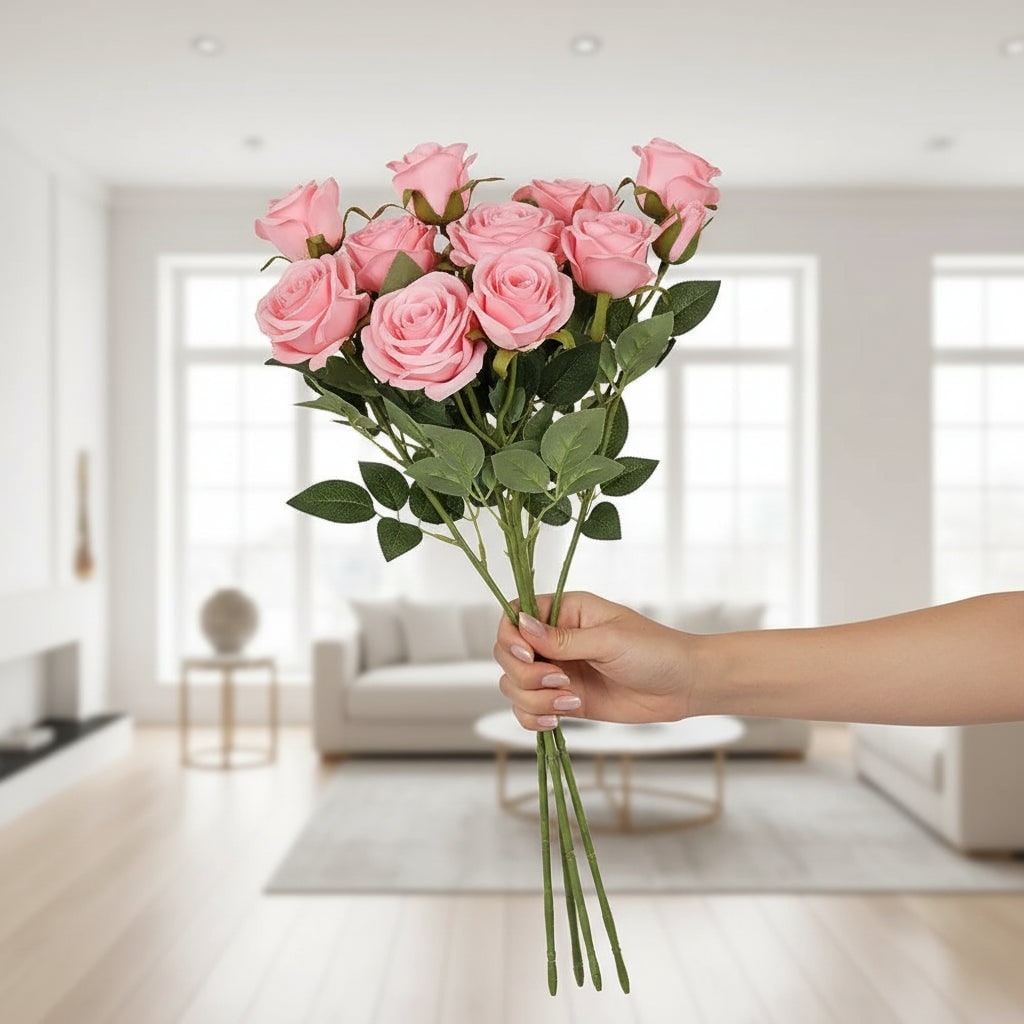 Halloween Artificial Flowers Fake Roses Bulk Faux Long Stem for Decoration and Party Arrangement - Image 7
