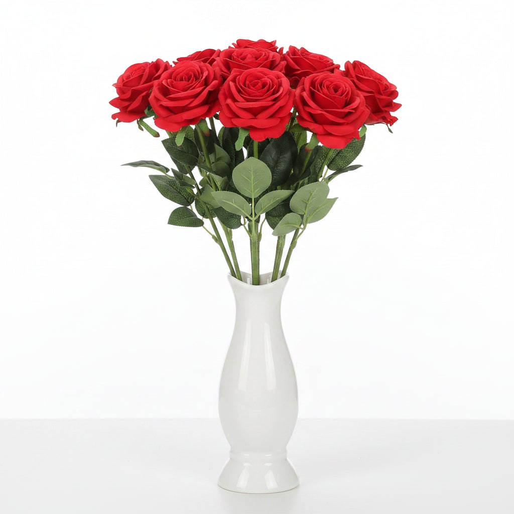 Halloween Artificial Roses Bulk Big Bouquet with Realistic Petals for Seasonal Decoration - Image 3