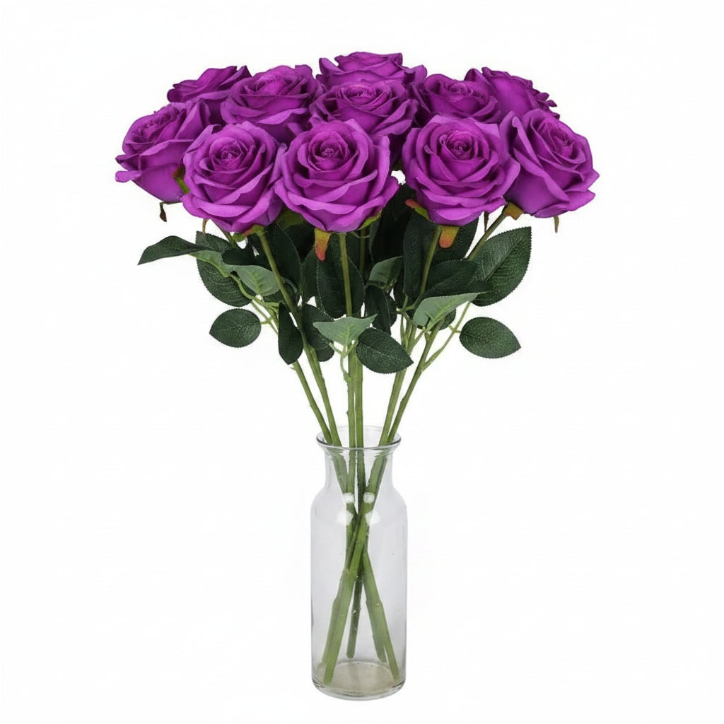 Halloween Artificial Roses Bulk Big Bouquet with Realistic Petals for Seasonal Decoration - Image 6