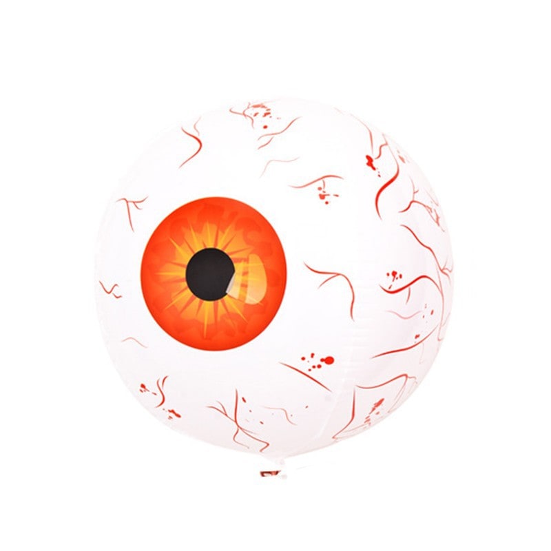Halloween Balloon Decoration Eyeball with Bloodshot Design for Party and Haunted House Decor - Image 2