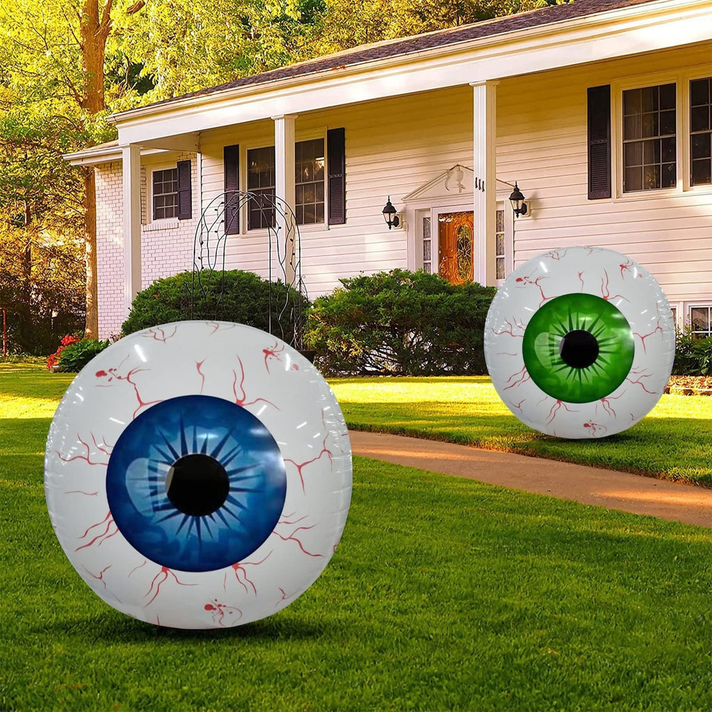 Halloween Balloon Decoration Eyeball with Bloodshot Design for Party and Haunted House Decor - Image 3
