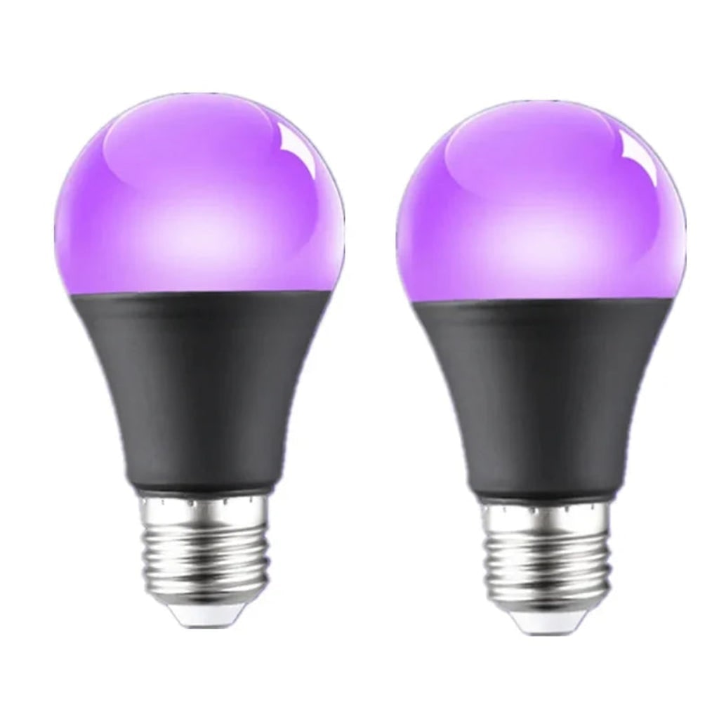 Halloween Blacklight Bulb LED UV Glow Effect A19 for Party Decoration and Haunted House E26 - Image 4