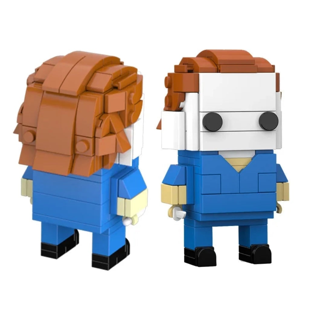 Halloween Building Blocks Magnetic Toy Set Haunted House and Mini Figure for Children - Image 3