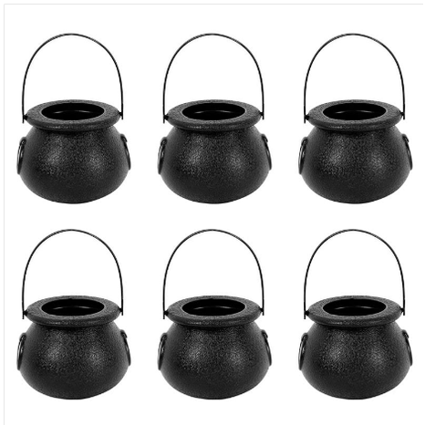 Halloween Cauldron Mist Maker with Color Changing LED Lights and Plastic Witch Pot - Image 10