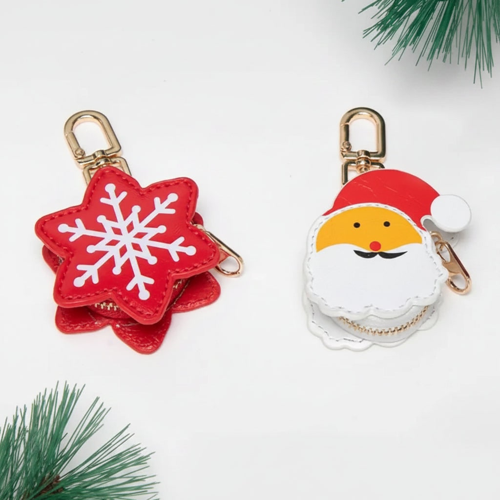 Halloween Coin Purse Keychain with Key Holder and Zippered Faux Leather Pouch - Image 8