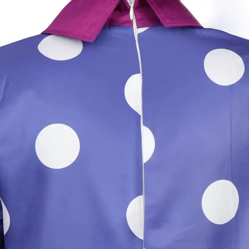 Halloween Cosplay Costume Character Dress with Polka Dot Pattern flying boy Collar - Image 4
