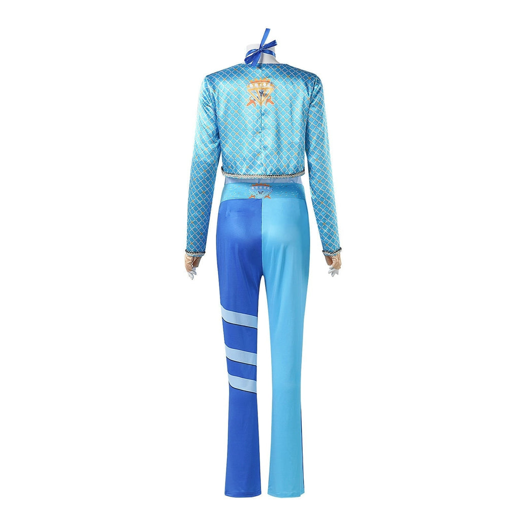 Halloween Cosplay Costume with Cropped Jacket and Fingerless Gloves Sailor - Image 3