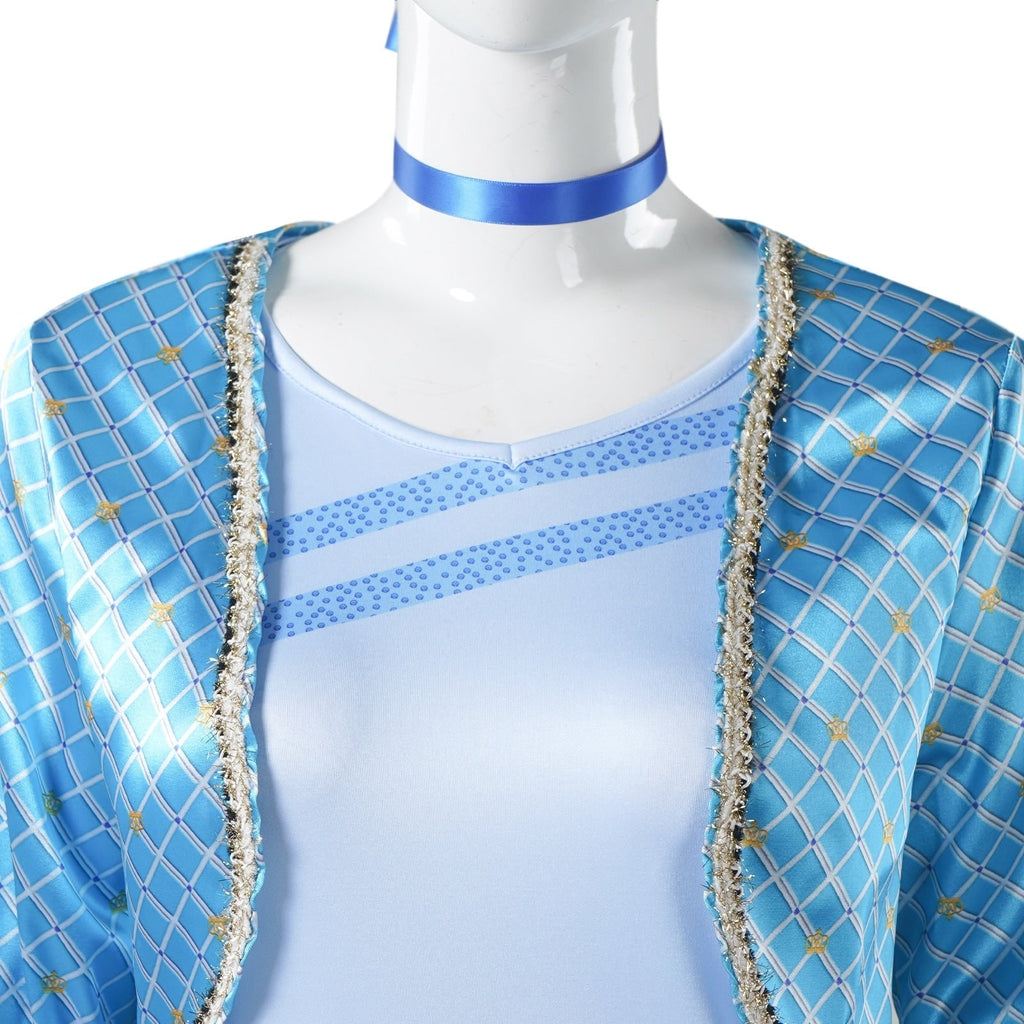 Halloween Cosplay Costume with Cropped Jacket and Fingerless Gloves Sailor - Image 4