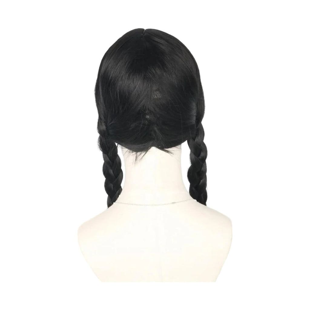 Halloween Costume Wig Braided Hair with Straight Bangs for Epic Cosplay and Dress Up - Image 4