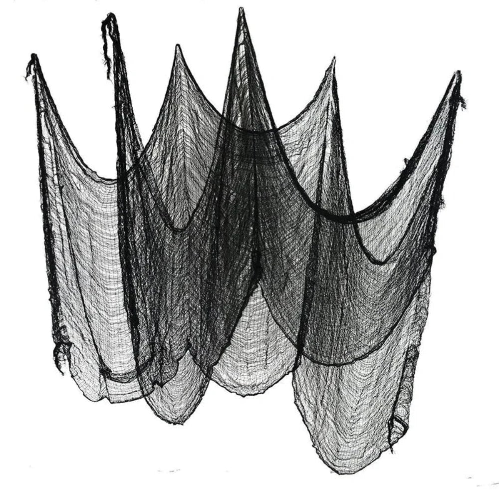 Halloween Creepy Black Gauze Cloth Decoration for Haunted House Party Prop - Image 5