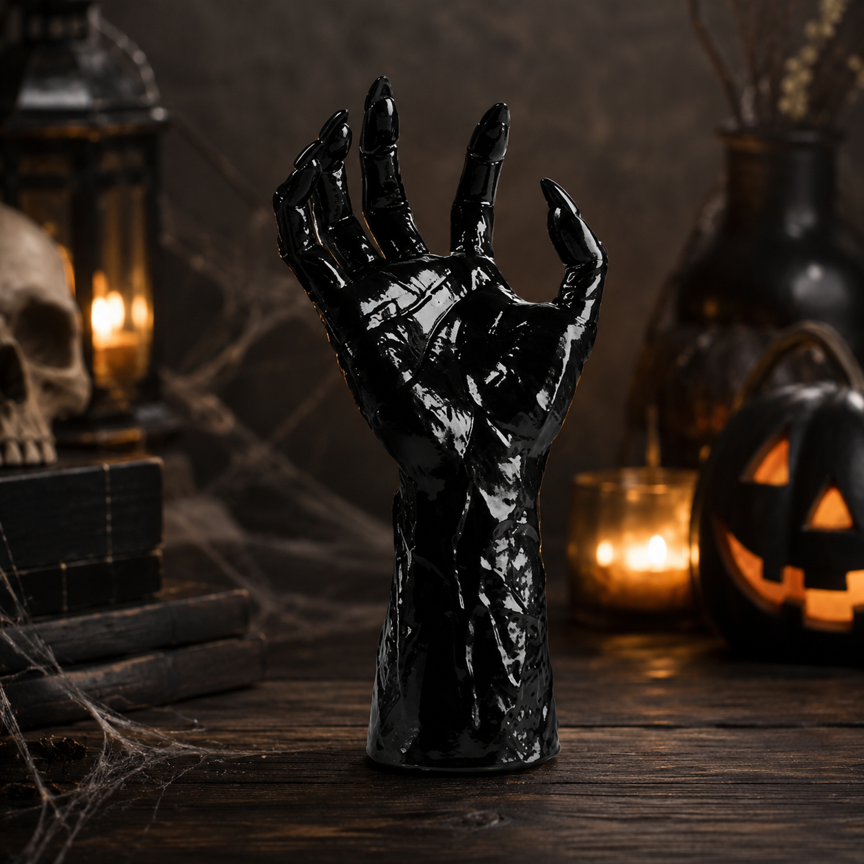 Halloween Creepy Hand Wall Candle Holder and Candlestick Stand for Gothic Decoration - Image 4