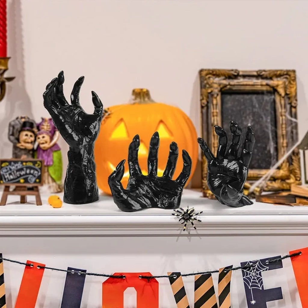 Halloween Creepy Hand Wall Candle Holder and Candlestick Stand for Gothic Decoration - Image 7