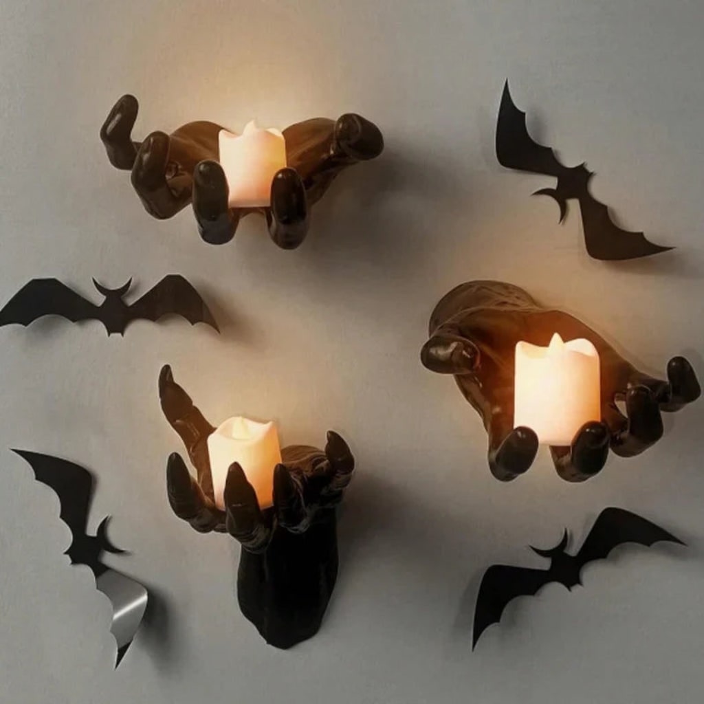 Halloween Creepy Hand Wall Candle Holder and Candlestick Stand for Gothic Decoration - Image 8