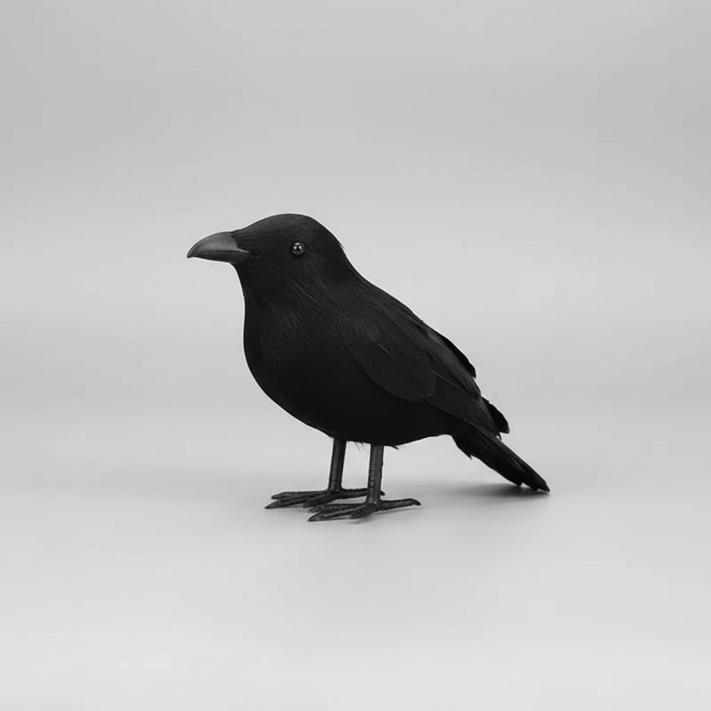 Halloween Crow Decorations Fake Black Artificial for Yard Haunted House Party Decor - Image 1