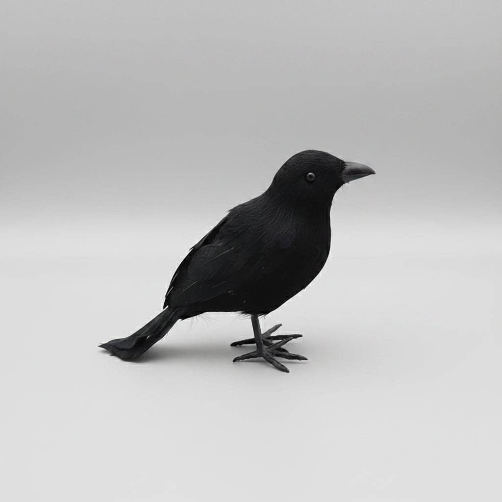 Halloween Crow Decorations Fake Black Artificial for Yard Haunted House Party Decor - Image 2