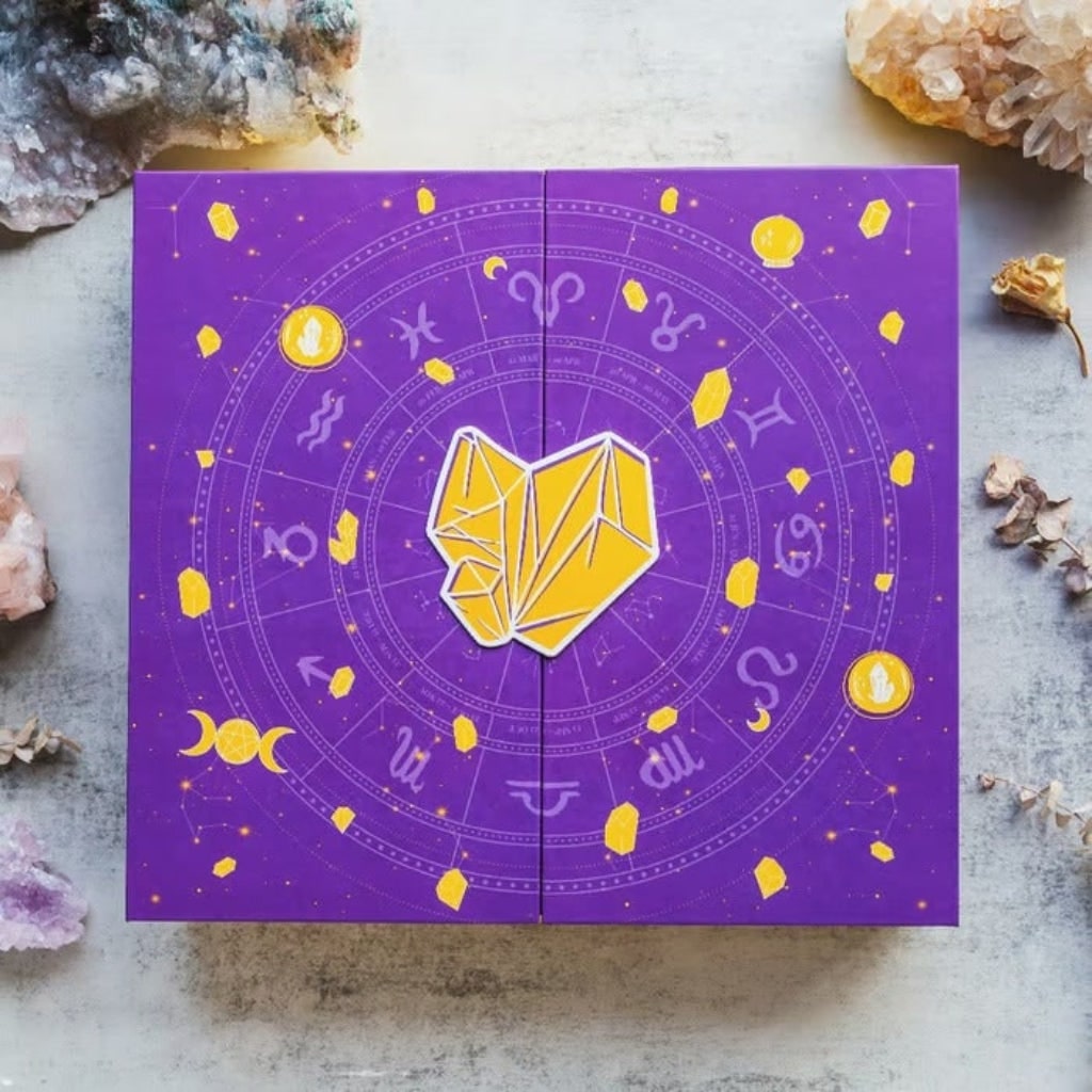 Halloween Crystal Advent Calendar with 24 Gemstone Compartments - Image 5