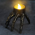 Halloween Decorations Flameless LED Candles Battery Operated and Skeleton Hand Prop T Light - Image 2