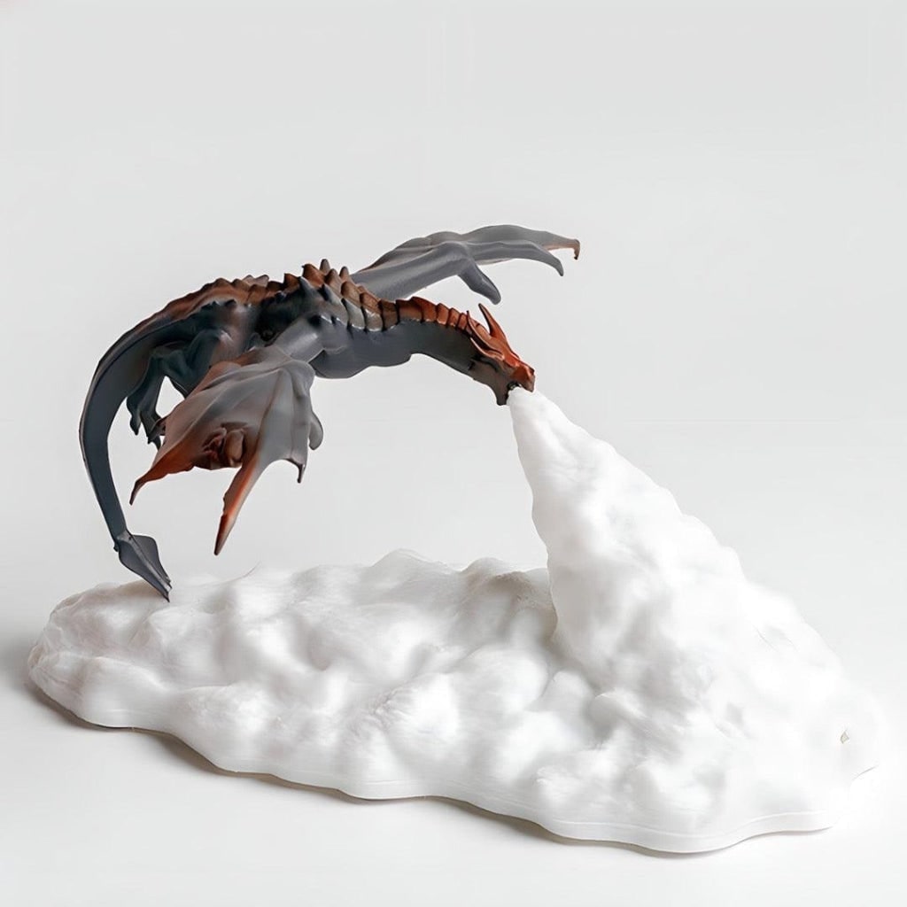 Halloween Dragon Night Light Bedside Table Lamp with LED Fire-Breathing Effect and Design - Image 3
