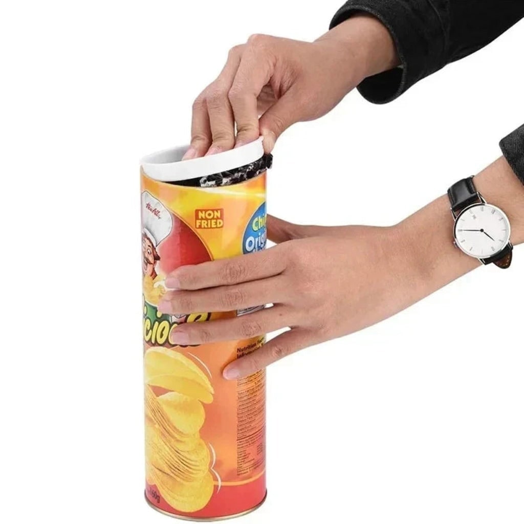 Halloween Fake Prank Snake in a Can Gag Toy with Spring-Loaded Jump and Realistic Snakeskin - Image 2