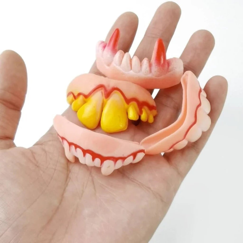 Halloween Fake Teeth Partials with Multiple Options for Vampire Fangs Party Costume - Image 2